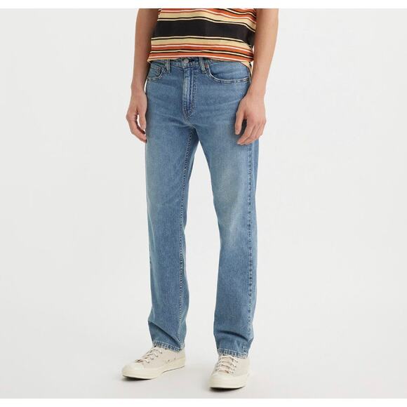 Levi’s 505 REGULAR FIT MEN'S JEANS 32x32 Medium Wash - Picture 1 of 7